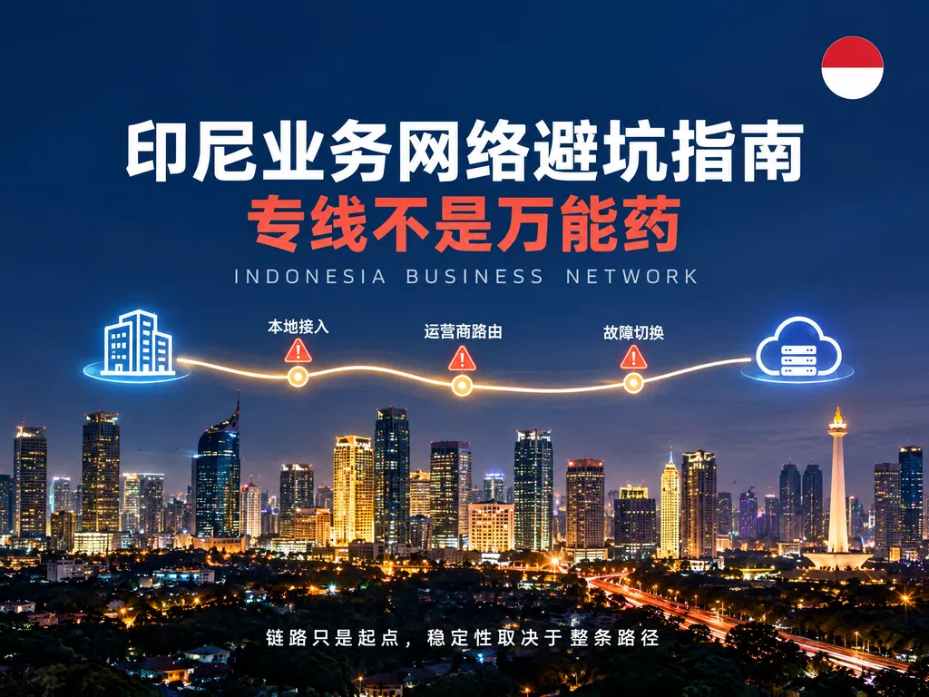 印尼业务网络避坑指南：专线不是万能药，但这几点不做真的会凉